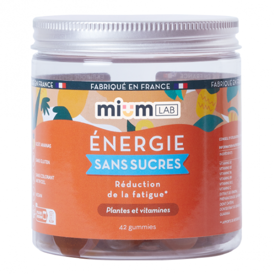 Mium Lab Énergie Gummies sans sucres 42 gummies