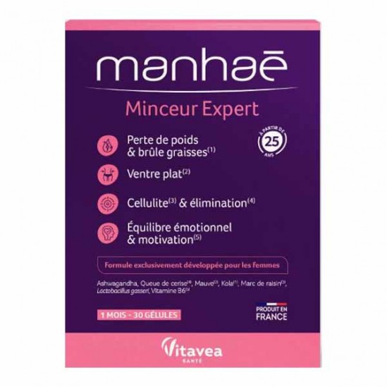 Manhaé Minceur Expert 30 gélules Manhaé Minceur Expert 30 gélules