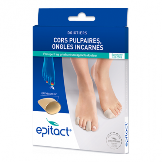 Epitact doigtiers cors pulpaires ongles incarnés taille S x2 Epitact doigtiers cors pulpaires ongles incarnés taille S x2