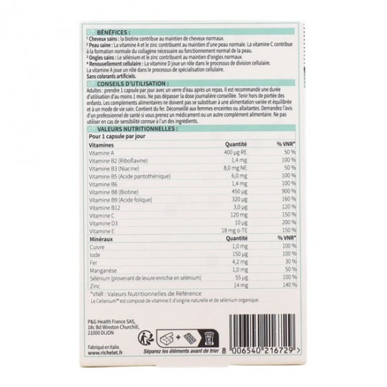 Richelet Cabello Piel Uñas... Richelet Cabello Piel Uñas...