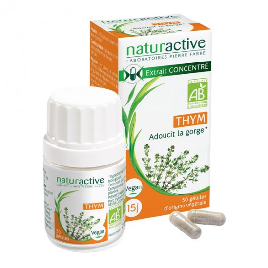 Naturactive Thym bio 30 gélules