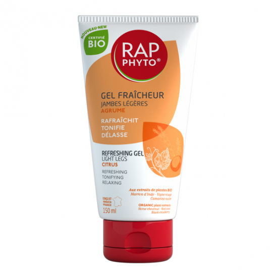Rap Phyto gel fraîcheur jambes légères Agrume 150ml
