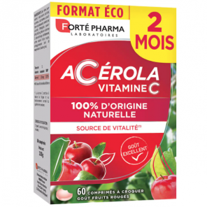 Forté Pharma Energie Acerola sabor frutos rojos 60 comprimidos