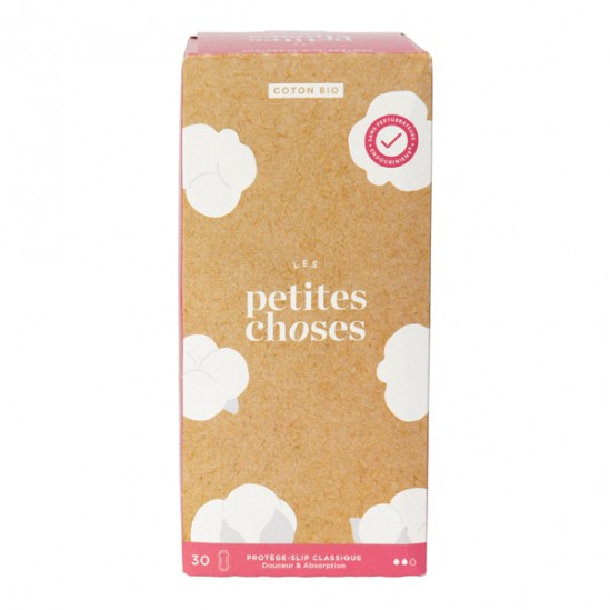 Les Petites Choses Protege Slip Classique coton bio boite de 30