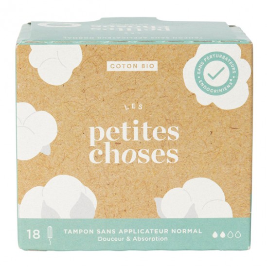 Les Petites Choses Tampons bio flux normal boite de 18