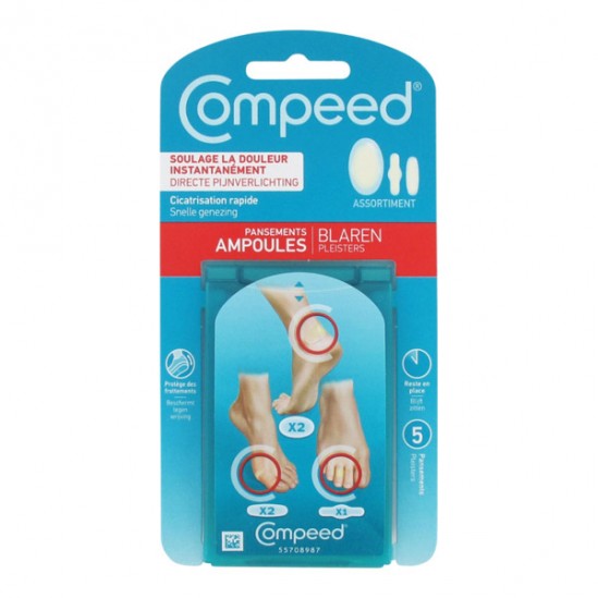 Compeed pansements ampoules Assortiment 10 pansements