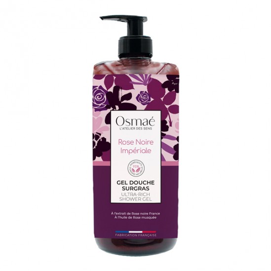 Osmaé Surgras Rose Noire Impériale gel douche 1L