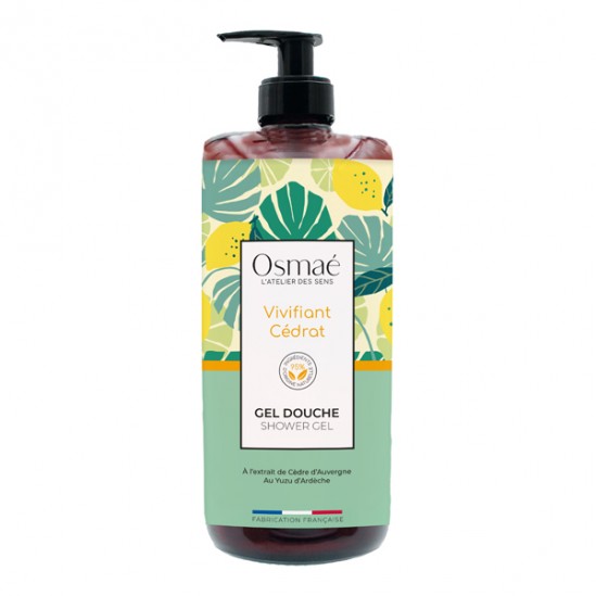 Osmaé Vivifiant Cédrat gel douche 1L