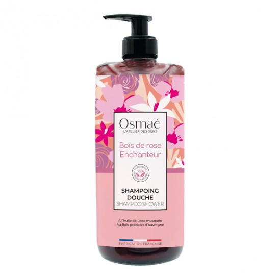 Osmaé Bois de Rose Enchanteur shampoing douche 1L