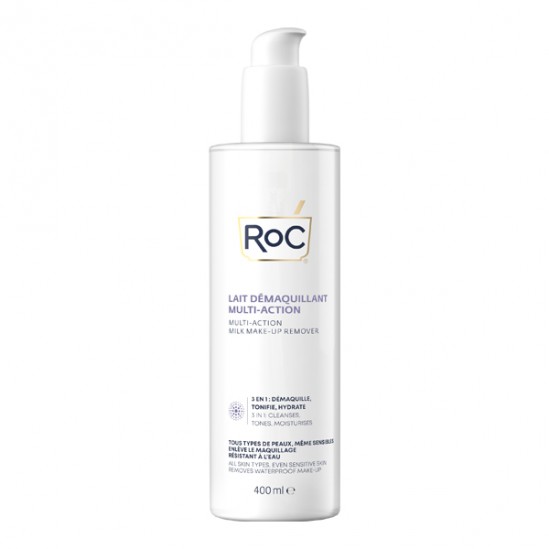 ROC lait démaquillant multi-actions 3 en1 400ml