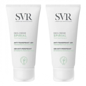 Svr spirial déo-crème lot de 2x50ml