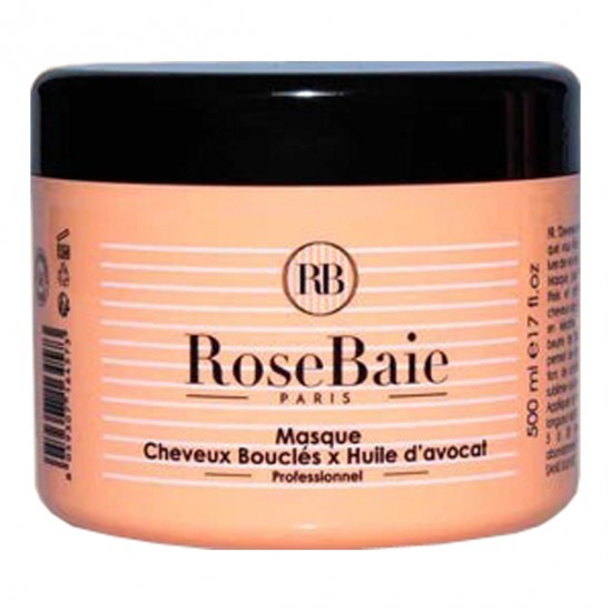 RoseBaie masque cheveux bouclés huile d'avocat 500ml