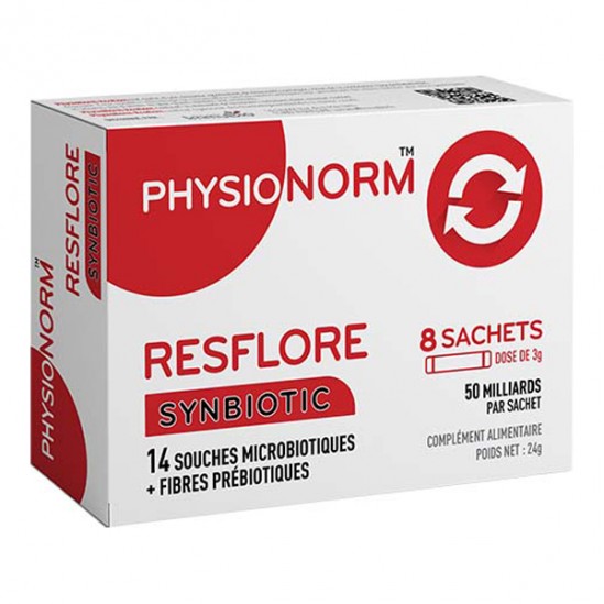 Physionorm Resflore 8 sachets 3g