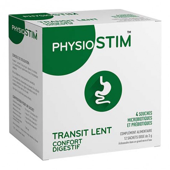 Physionorm Physiostim transit lent confort digestif 12 sachets