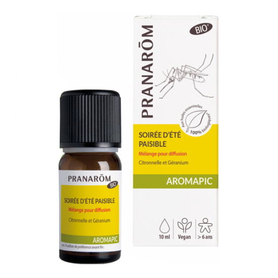 Pranarôm Aromapic soirée d'été paisible bio 10ml Pranarôm Aromapic soirée d'été paisible bio 10ml