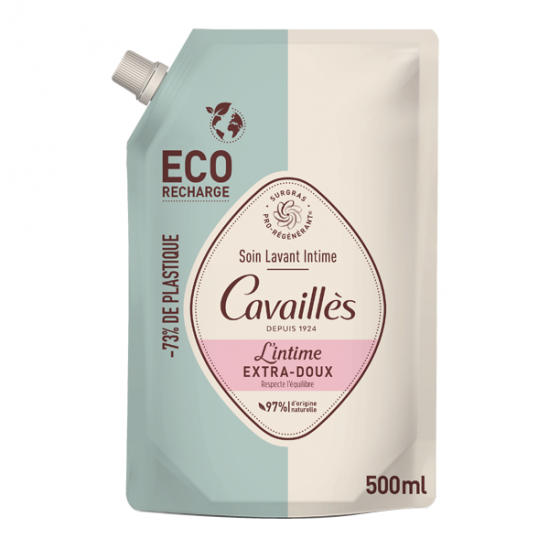 Rogé Cavaillès Extra-Doux écorecharge soin lavant intime 500ml