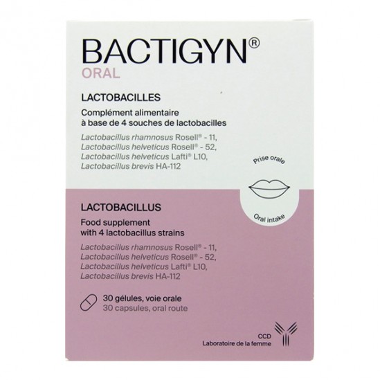 Bactigyn Oral Lactobacilles 30 gélules