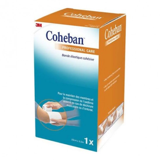 3M Coheban bande de contention cohésive elastique 10cm x 7,35m 3M Coheban bande de contention cohésive elastique 10cm x 7,35m