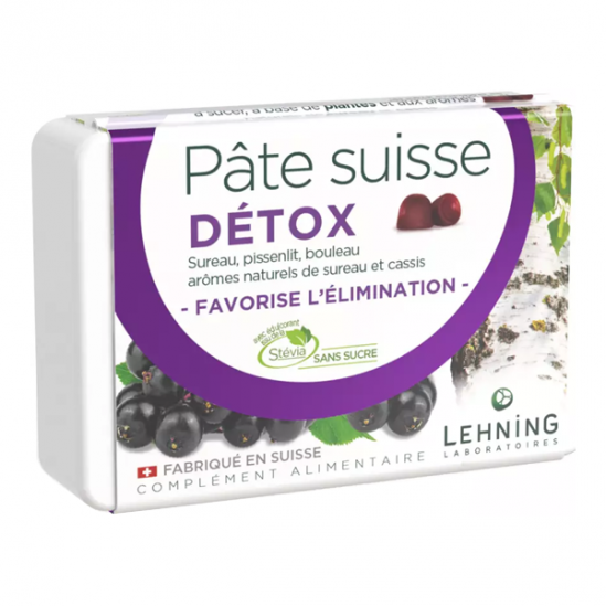 Lehning Pâte Suisse détox 40 gommes