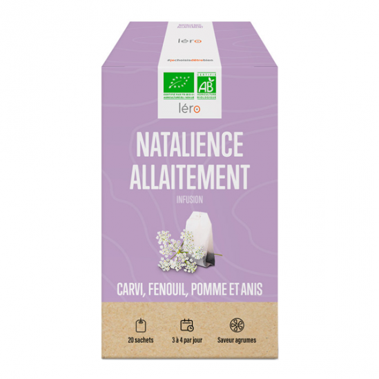 Léro Natalience Allaitement infusion bio 20 sachets Léro Natalience Allaitement infusion bio 20 sachets