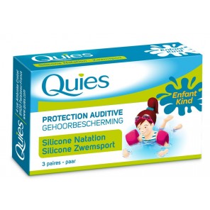 Tapones de natación Quies para niños 3 pares