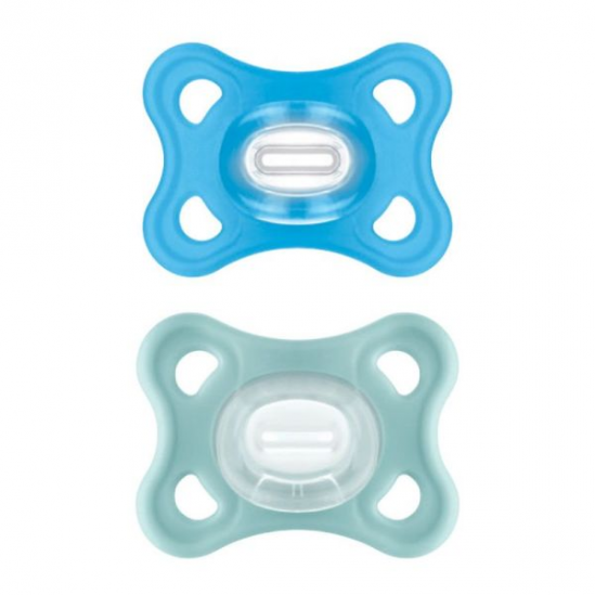 MAM Comfort 2 sucettes en silicone rose 2-6 mois