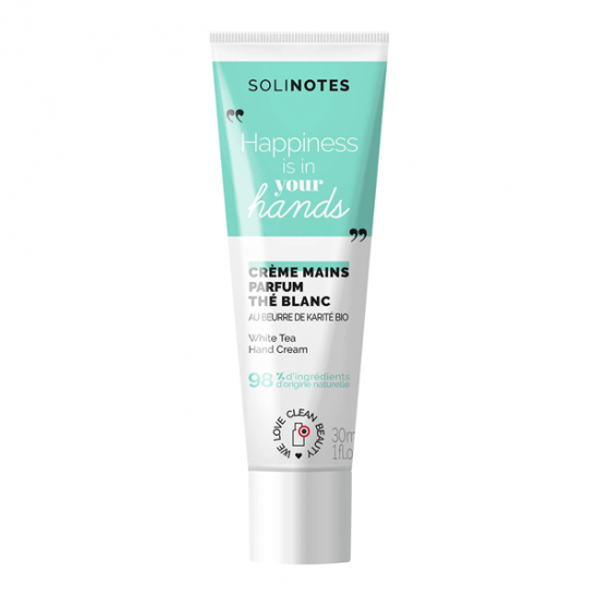 Solinotes Thé Blanc crème mains nourrissante 30ml