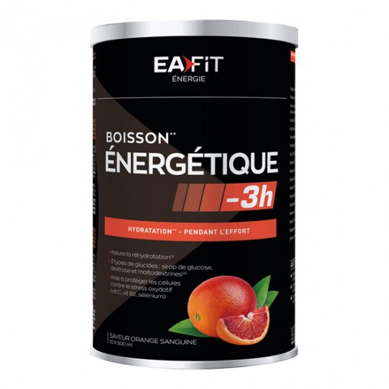 Eafit boisson énergétique -3h orange sanguine 500g Eafit boisson énergétique -3h orange sanguine 500g