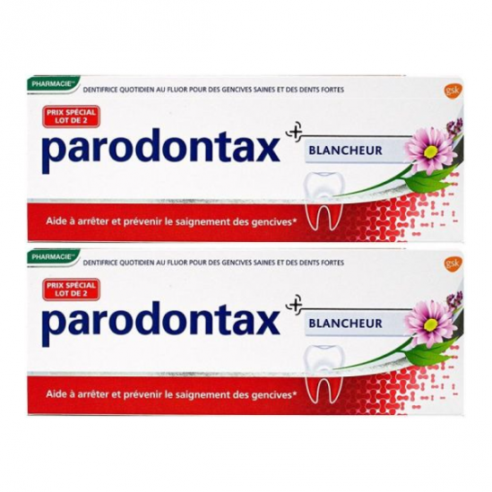 Parodontax Dentifrice Blancheur 2 x 75 ml Parodontax Dentifrice Blancheur 2 x 75 ml