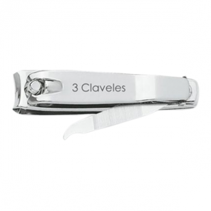 3 Claveles coupe ongles avec lime 6cm