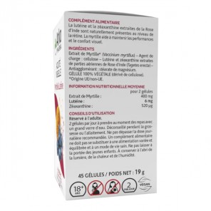 Arkopharma Arkogélules Myrtille & Lutéine acuité visuelle 45 gélules