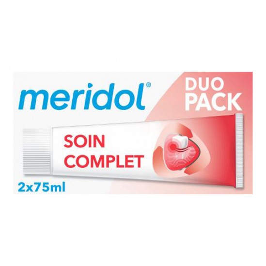 Meridol Soin Complet dentifrice lot de 2 x 75ml