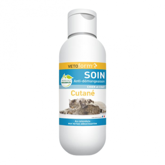 Vetoform lait anti-démangeaison chien et chat 125ml