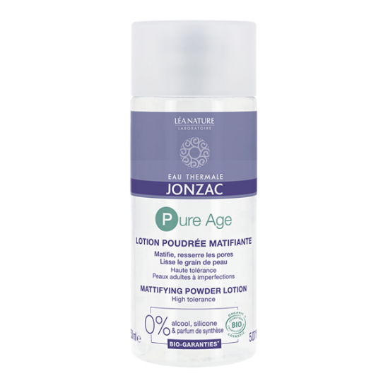 Jonzac Pure Age lotion poudrée matifiante 150ml