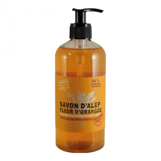 Tadé savon d'Alep liquide Fleur d'Oranger 500ml