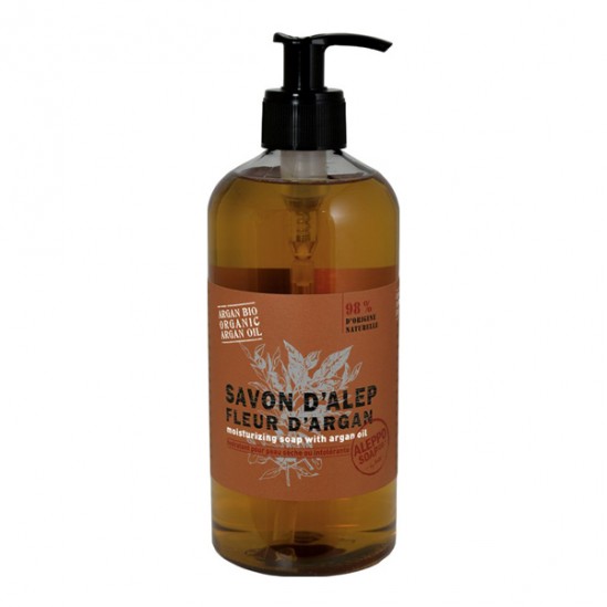 Tadé savon d'Alep liquide Fleur d'Argan 500ml