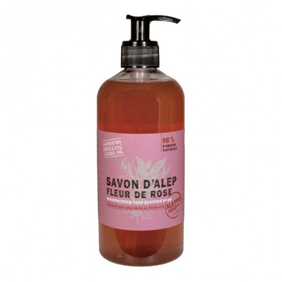 Tadé savon d'Alep liquide Fleur de Rose 500ml