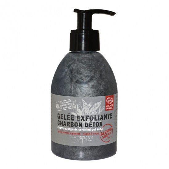 Tadé Gelée Exfoliante charbon détox bio 300ml