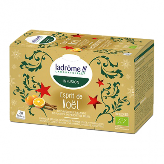 Ladrôme Infusion Esprit de Noël bio 20 sachets Ladrôme Infusion Esprit de Noël bio 20 sachets