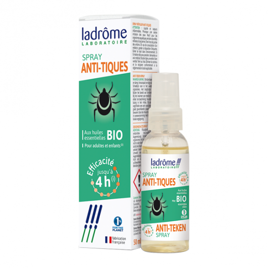 Ladrôme Insectes spray anti-tiques bio 50ml