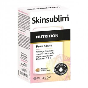 Nutreov Skinsublim Nutrition peau sèche 40 capsules