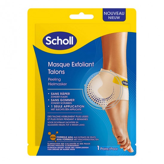 Scholl masque exfoliant talons 1 paire
