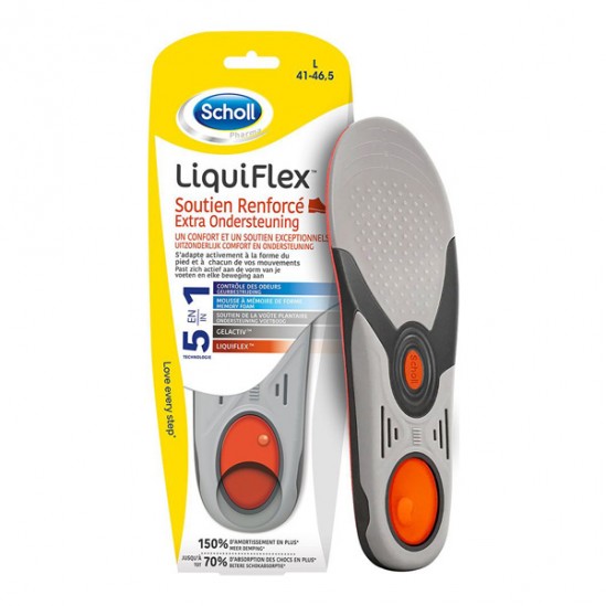 Scholl LiquiFlex semelles soutien quotidien 5 en 1 taille S Scholl LiquiFlex semelles soutien quotidien 5 en 1 taille S