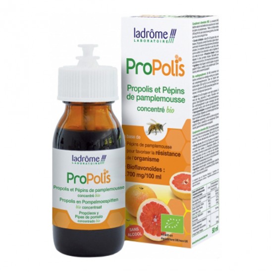 Ladrôme Propolis et Pépins de pamplemousse concentré bio 50 ml