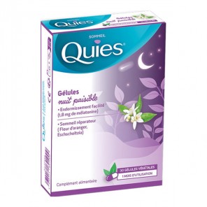 Quies Sommeil Gélules nuit paisible 30 gélules végétales