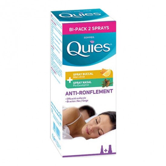 Quies Anti-Ronflement bi-pack 85ml
