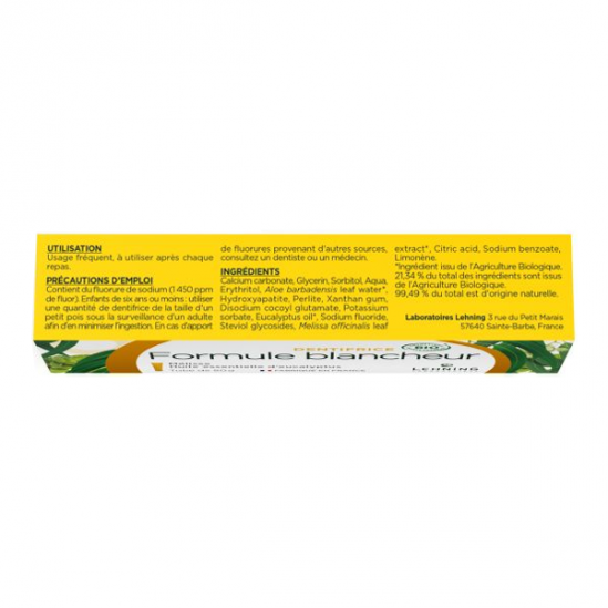 Lehning pasta dentífrica...