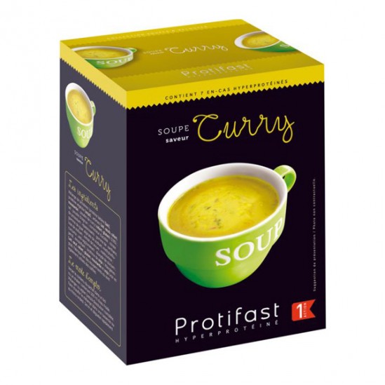 Protifast Soupe saveur curry boîte de 7 sachets