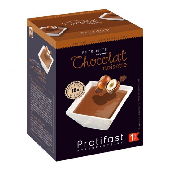 Protifast Entremets chocolat noisette 7 sachets de 27gr