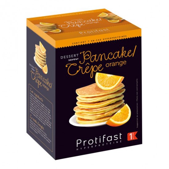 Protifast Dessert pancake / crêpe orange 7 sachets x 28gr Protifast Dessert pancake / crêpe orange 7 sachets x 28gr